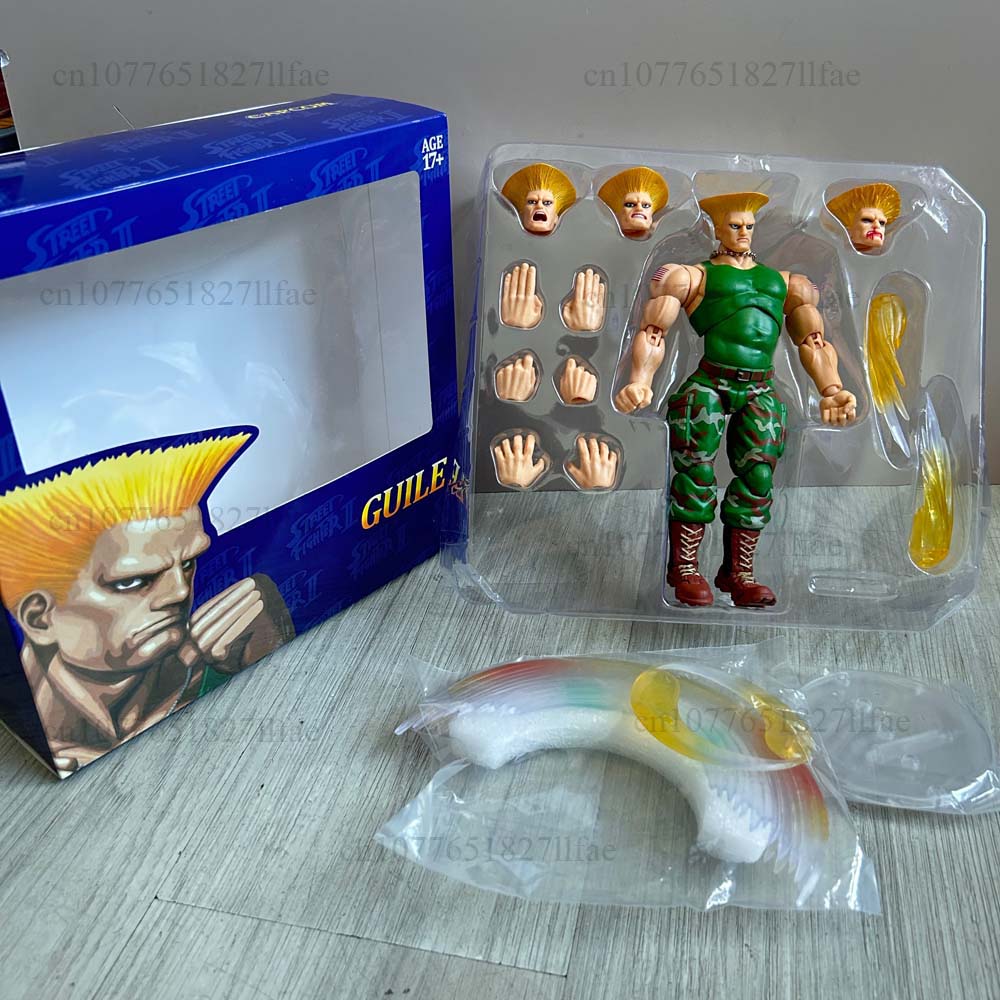 Ultra Street Fighter Ken Masters Storm Toys USFII: The Final Challengers Guile Ryu Ken Action Figure Model Toy Joint Movable