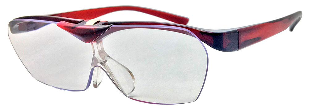 

Face Trick a magnifying glass that lets you use both comes with a special glass and glasses cleaner glasses, hands, case, cord, set, 1.8x