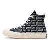 Converse Tela Anni '70 Stampa Integrale Vintage Antiscivolo Resistenti Scarpe da Skate High Top Unisex Sneakers Bianco Nero 168697C