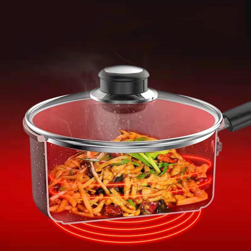 Non Stick Granite Maifan Stone Cookware Ceramic Pot Cooking Saucepan Hotpot Casserole Induction Cookware Kitchen Boiling Pot