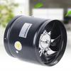Axial Pipe Metal Blower Bathroom Fan Channel Pipe Fan 500m³/h Channel Duct Extractor Insert Exhaust Fan