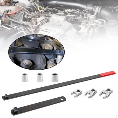 8 Pieces Serpentine Belt Tool Kit Universal, Adjust Tightener Wrench Socket