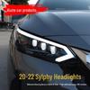 Sylphy 14th Gen 20-22 LED Daytime Running Lights Laser Bi-Xenon Headlight Assembly