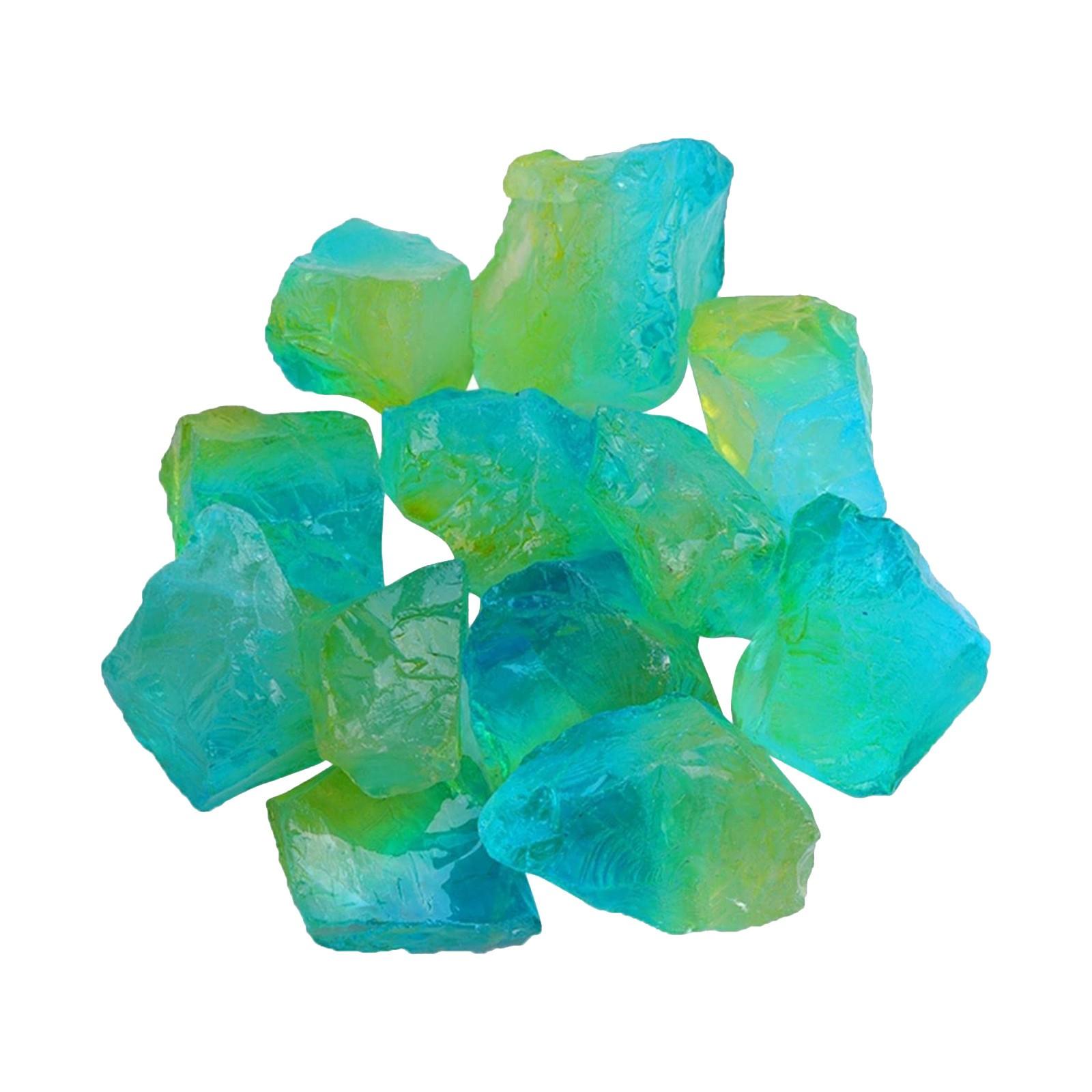 

Хрустальный камень Радужный флюорит Кристаллический камень Образец Хрустальный камень C зелёный