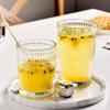 300ml/350ml Elegant Drinking Glasses Sunflower Pattern Relief Glass Cup Transparent Beverage Cold Drink Cups Whiskey Beer Mugs
