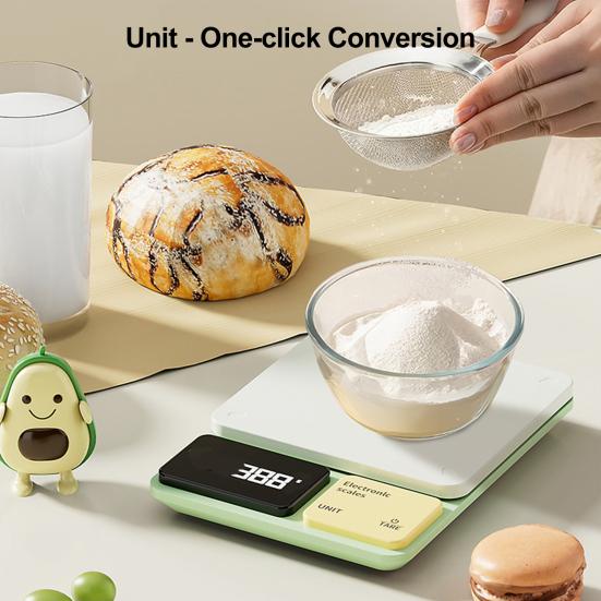 Kitchen Electric Scale 0.1G/5Kg High Precision LCD Display Mini Portable Multifunctional