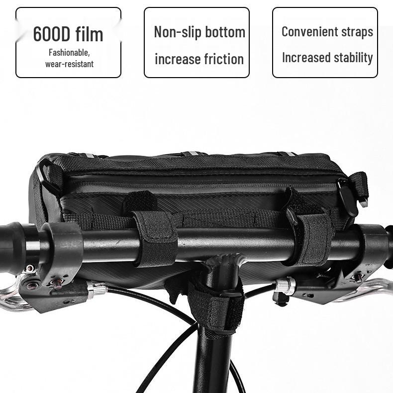 ESLNF Wasserdichte Mountainbike-Lenkertasche - Große Kapazität Fahrrad- & Umhängetasche