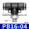 Three-Way Pneumatic Quick Connector Set for Air Hoses - Black, White, Blue Fittings