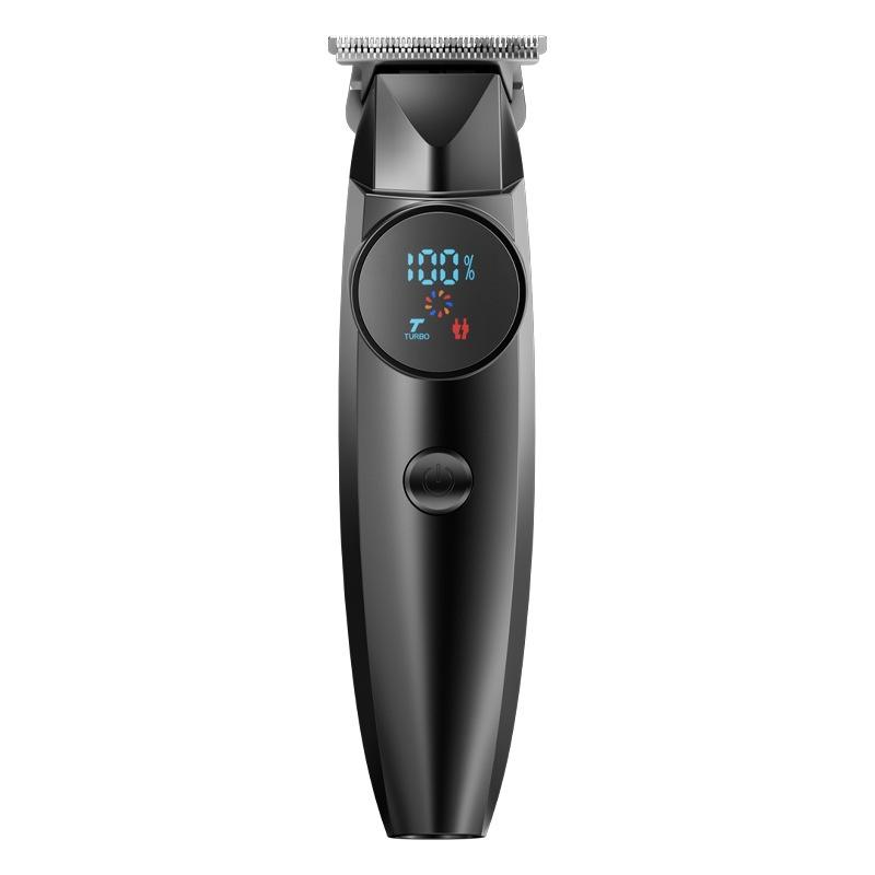Hair Clipper Digital Display Electric Hair Clipper Professional Carving Oil Head Push Multifunctional Electric Clipper Rechargeable