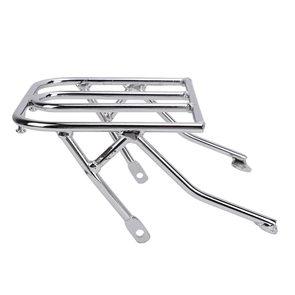 Motorcycle Front Luggage Rack Stainless Steel Polishing Surface Rustproof Cargo Holder Shelf for