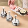 Flower Shape Rice Ball Mold Stainless Steel Meat Patty Mold Sushi Rice Ball Maker  Camping Picnic