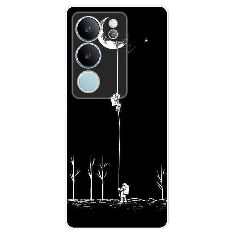 For Vivo V29 Casing TPU Painted Back Cover Vivo V29 Soft Silicone Case