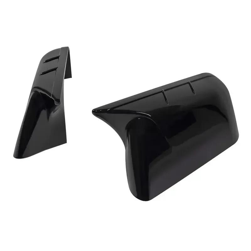 For Ford Edge 2007 2008 2009 2010 2011Car Rearview Side Mirror Cover Wing Cap Exterior Door Housing Shell Trim ABS Carbon /Black