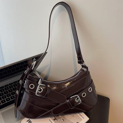 Fashion Trend Underarm Bag Women's Autumn New Casual Small Square Bag Niche Simple Shoulder Bag
