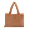 Cute Shoulder Bag Plush Hand Bag Purses Tote Bag  Female