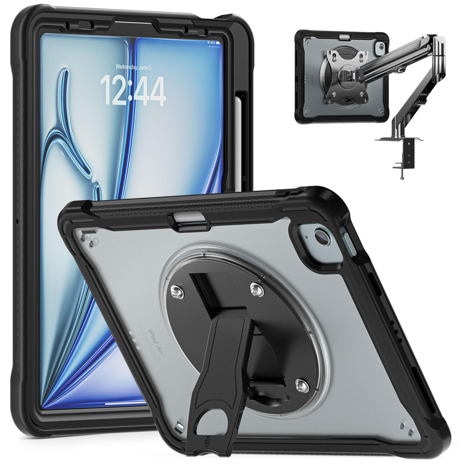 

Для iPad Эйр 11 (2025)/(2024)/Воздух (2022)/(2020)/Про 11 (2022)/(2021)/(2020)/(2018) Чехол-подставка Transparent