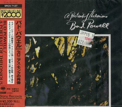 CD BUD POWELL  Thelonious Monk SRCS7127 Sony 1993 Japan Jazz Used