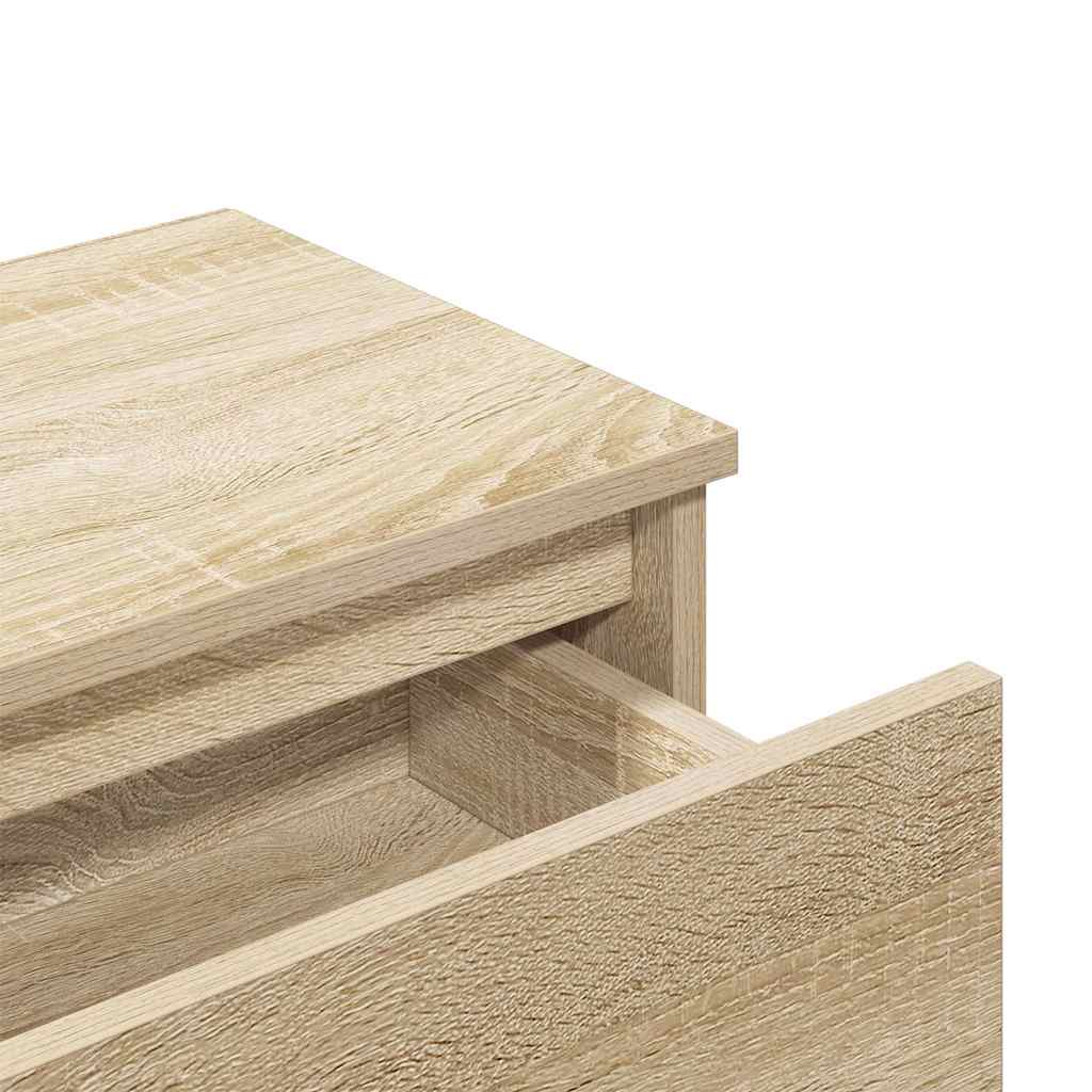 Nightstand Sonoma Oak 40 x 30 x 39 cm Engineered Wood