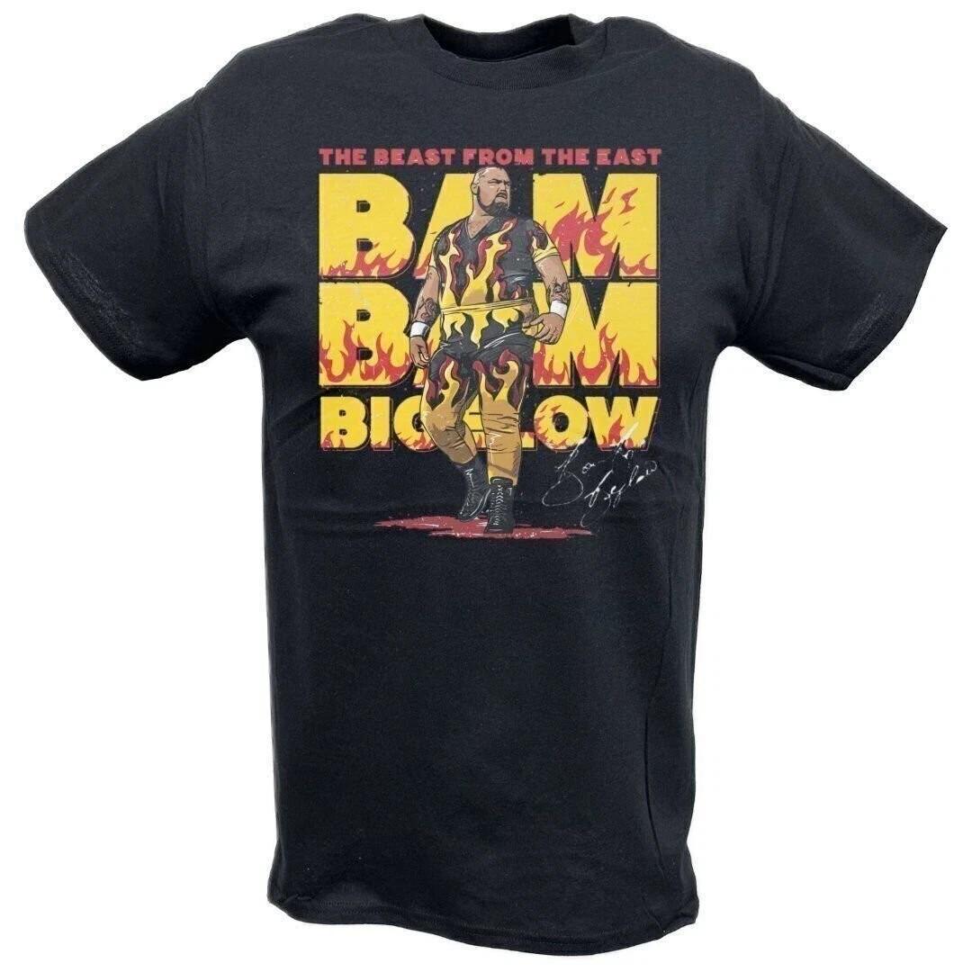 Bam Bam Bigelow Beast From The East Black T-shirt XXL