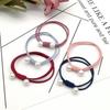 Korean Ins Hair Band Knotted Headband, Little Bee Hair Rope, Pearl Bow Hair Band, High Elastic Rubber Band.