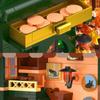 Set di Blocchi da Costruzione Giocattolo Macchina del Caffè Design Diversi per Bambini Gioco di Finzione Strumento per Negozio Regalo Decorativo da Collezione