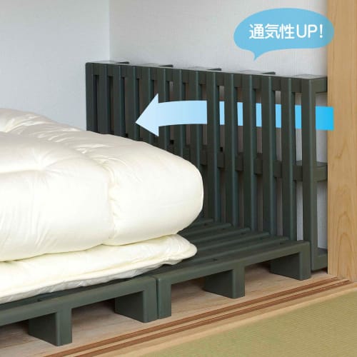 Belca Clean Pallet, Made In Japan, Set of 2, 37cm Wide X 74cm Deep X 7.1cm High, Eco-Green, Mold and Moisture Resistant, CP-2