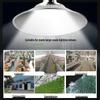 Super Bright Industrial Pendant LED Light - E27 Energy-Saving White Bulb for Gyms & Warehouses