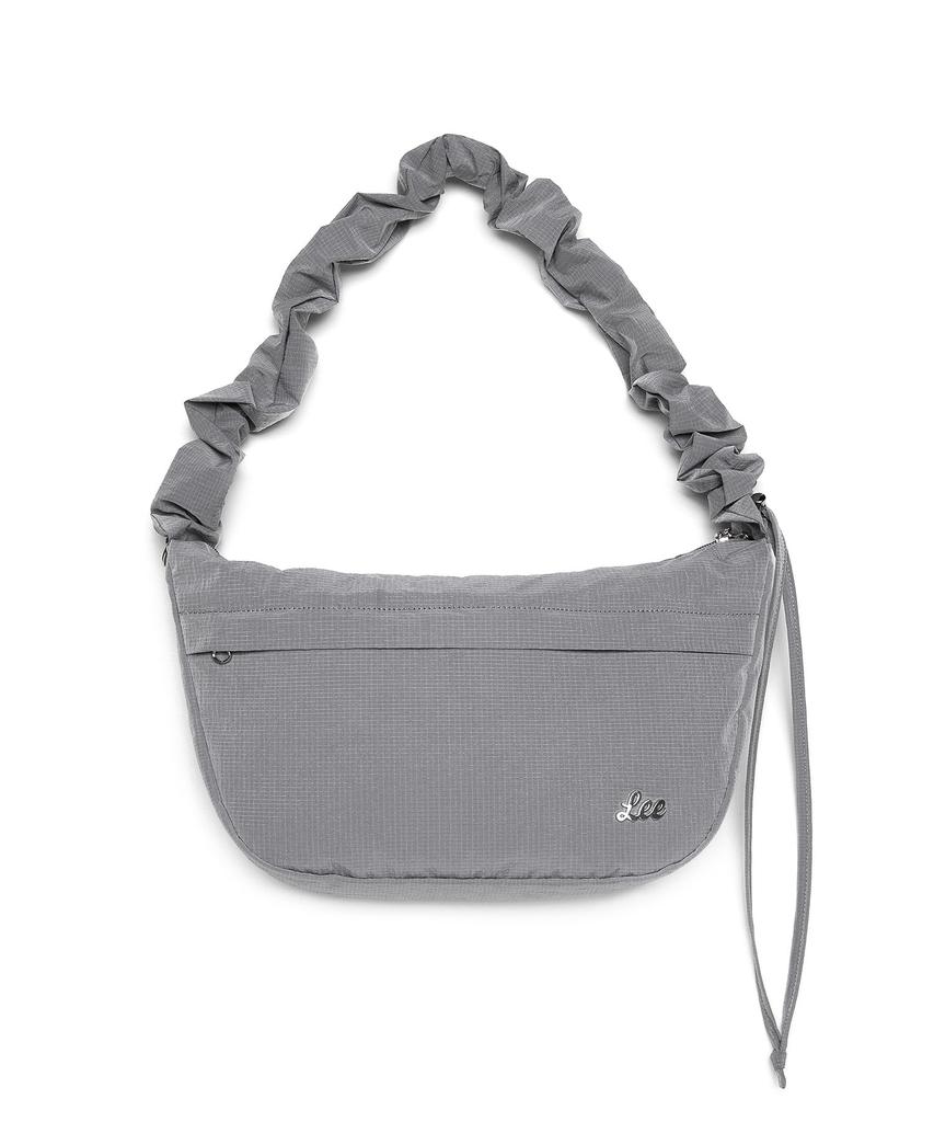 Lee Nylon Shirred Bag Light Gray