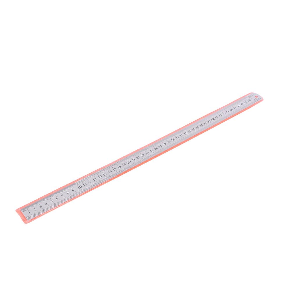 A84E-5X Groove Right Stainless Steel Metric Ruler 50 Cm Stainless Metric Ruler