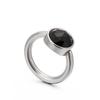 Korean Titanium Steel Crystal Multi-Color Cat's Eye Stone Ring