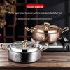Naijiang Dual-Sided Hammered Stainless Steel Hot Pot