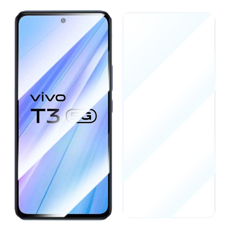RURIHAI For Vivo T3 5G Screen Protector 2.5D 9H High Aluminium-silicon Glass Screen Film