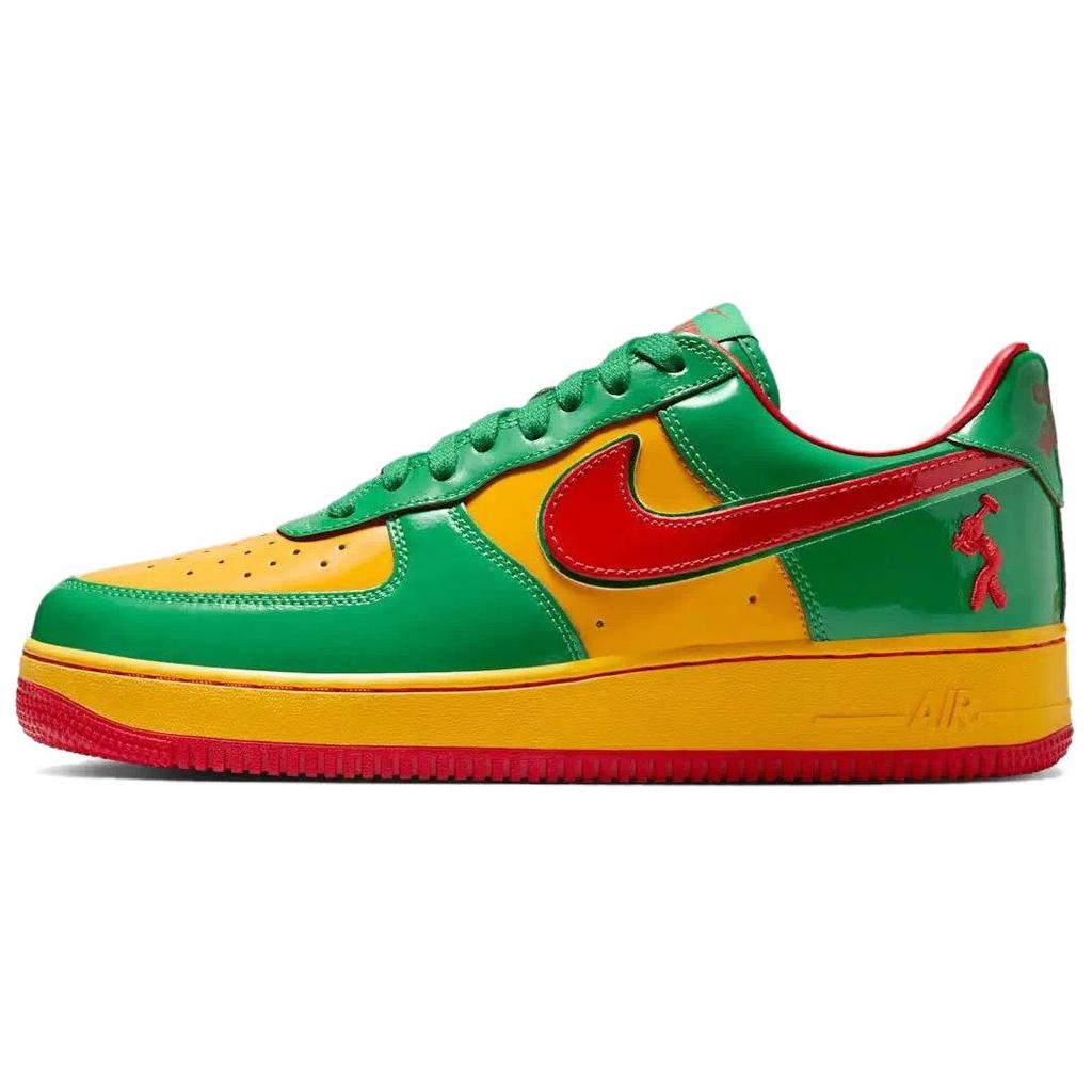 Lil Yachty x Nike Air Force 1 Low Concrete Boys - Lucky Green Unisex Sneakers Mystic-Red University-Gold IH4383-300