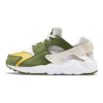 Stussy X Air Huarache LE PS Dark Olive 2021 Kids Sneakers Green White Pale-Ivory DH3324-300