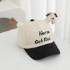 Cartoon Pony Baby Duck Tongue Hat: Korean Style, Versatile, Cute Sun Protection Baseball Cap for Boys and Girls - Spring New Arrival