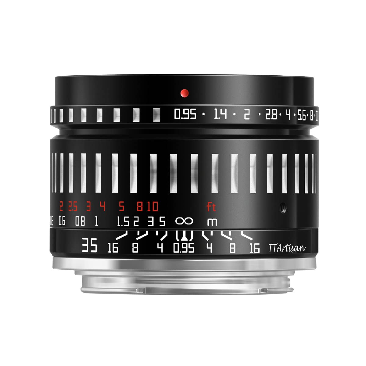 

TTArtisan 35mm F0.95 C X Mount Fujifilm X Lens Black x Silver Master Optics