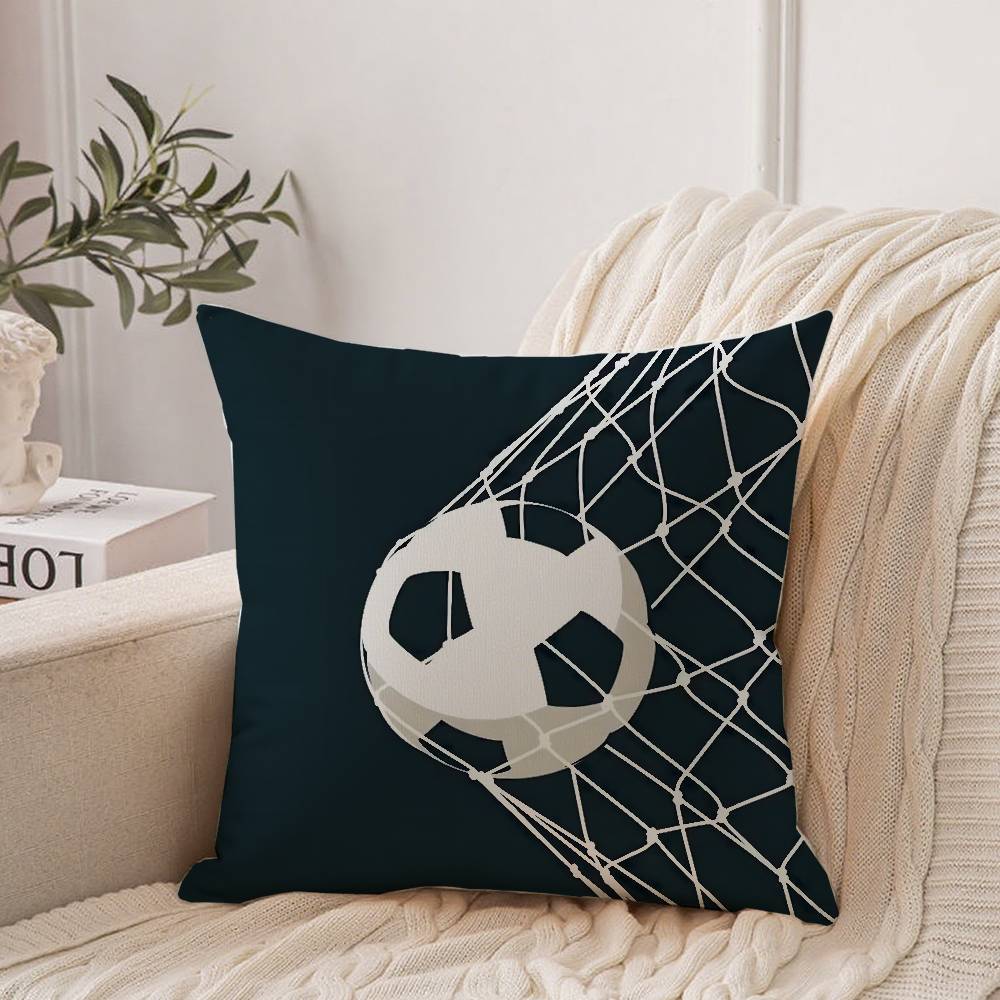 Football Print Pillow Case Home Decor Throw For Sofa Bed Car Room Decor Gift Idea