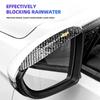 ZBJ1 2pcs Carbon fiber Car Rearview Mirror Rain Eyebrow Sticker For Chevrolet Cruze Lacetti Captiva SS Z71 Equinox Trax Impala Spar