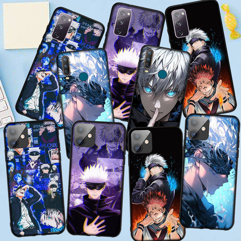 Case for iPhone 17 16 15 Xiaomi Poco F8 F7 X7 X6 M8 C85 C75 C71 Redmi Note 14 13 12 11 Pro Max A3 A4 14C 13C 15C Cute Gojo Satoru Jujutsu Kaisen Cover