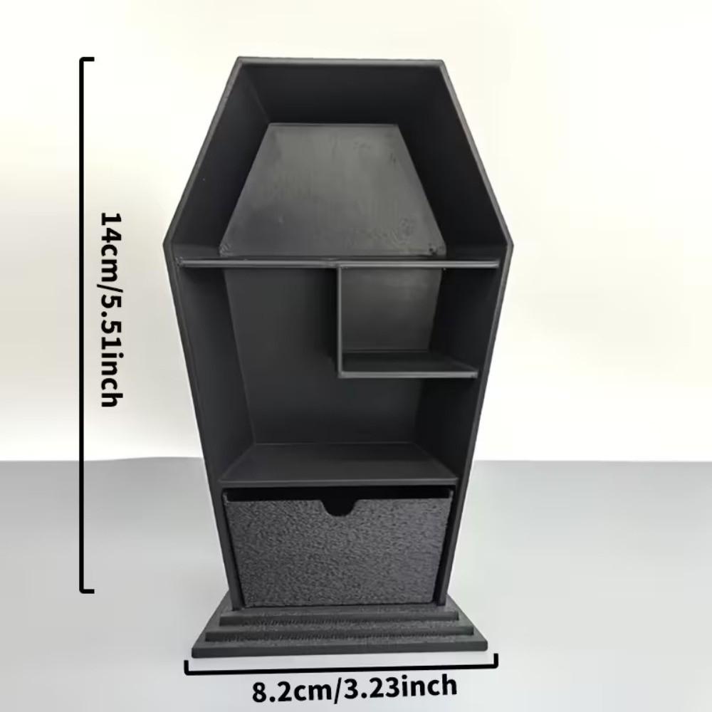 Gothic Travel Portable Storage Case Multi-compartment Ring Necklace Earring Storage Box Halloween