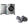 4Pcs Anti Vibration Feet Pads Rubber Legs Slipstop Silent Skid Raiser Mat for Washing Machine Support Dampers Stand Accessories
