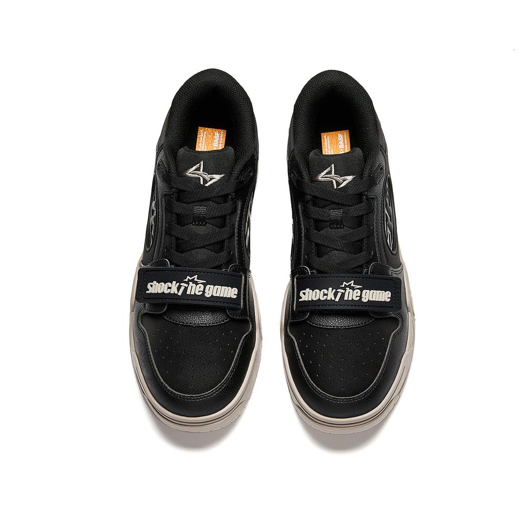 Anta Stg 2.0 Retro Culture Non-Slip Wear-Resistant Increased Height Low-Top Basketball Shoes Men Sneakers Black Brown 912611801S-2