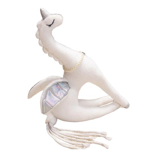 

Плюшевая кукла Пегас 50см/70см Мягкая набивная игрушка для девочек Фэнтезийные крылья Ожерелье из искусственного жемчуга Милая плюшевая игрушка для младенца, малыша, детей Домашний декор 50cm белый