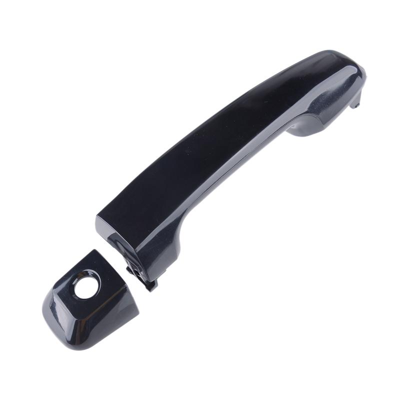 1 Set Front Rear Outer Door Handle Fit for Toyota Land Cruiser Prado J150 Series 2009 2010 2011 2012 2013 2014 2015- Black