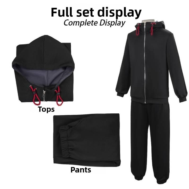 Jujutsu Kaisen Cosplay Costume Set For Anime Role Play With Polyester Fabric For Stage And Event Use