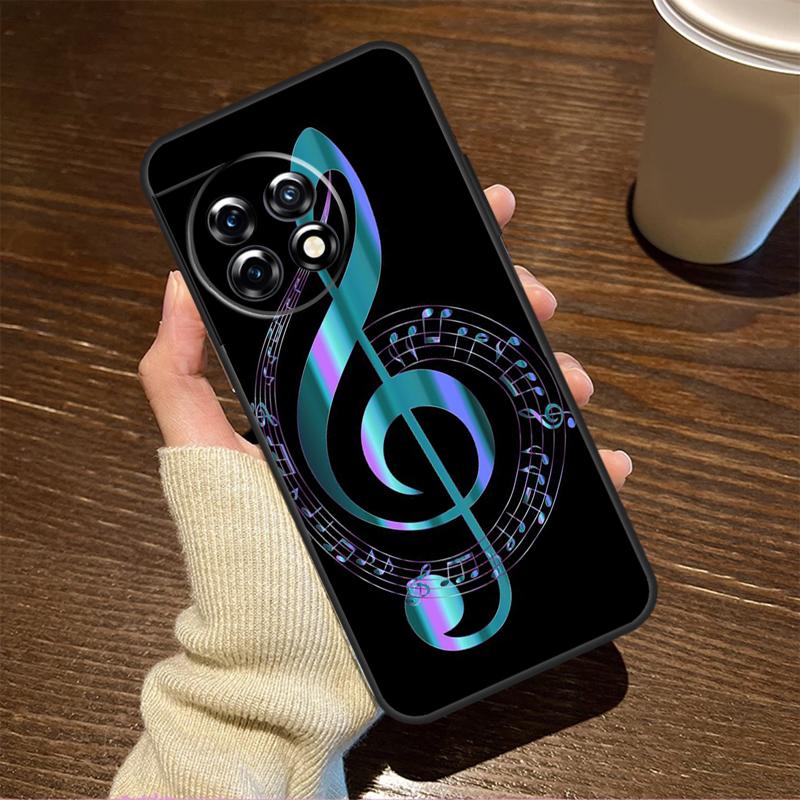 Musical Music Note For OnePlus Nord CE 5 2 3 4 Lite N20 N30 Case For OnePlus 15 R 13 12 11 8T 10T 13T 12R 13R