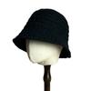 Autumn and Winter New Hollow Knitted Bucket Hat Versatile Face Small Fisherman Hat Simple Warm Basin Hat