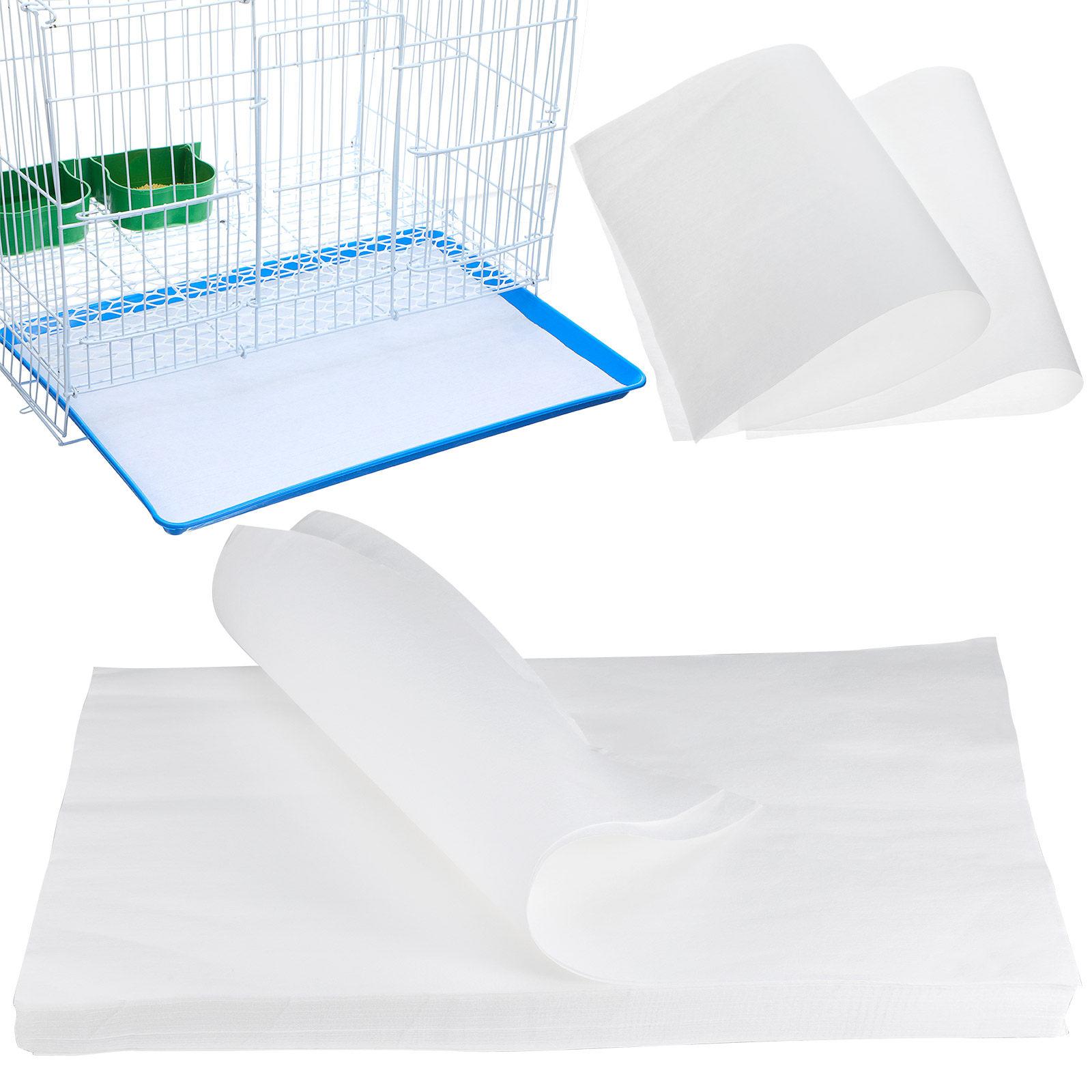 

100pcs Bird Cage Liners Papers Disposable Parrot Bird Cage Cushion Pad Mat 30x30x0.1cm