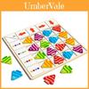 Wooden Direction And Color Game For Children Brain Training Learning Tool