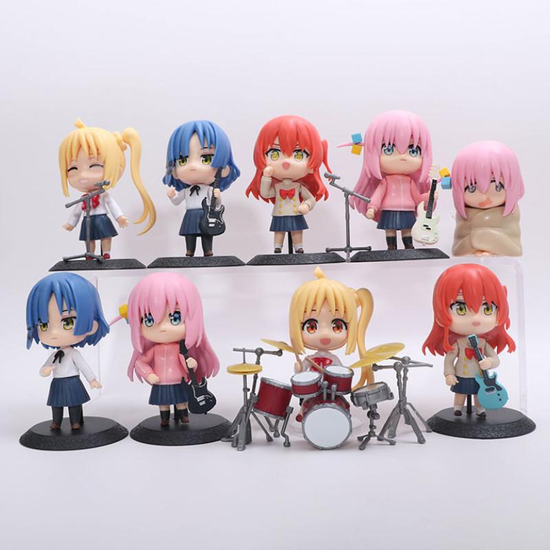 Vibrant 9 Styles Q Version Pvc Doll Drummer Toy Figures Anime Collectibles For Fans